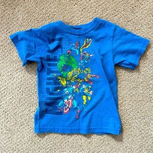 “Earth’s Mightiest Heros” Marvel, Hero T-Shirt. Size 2T
